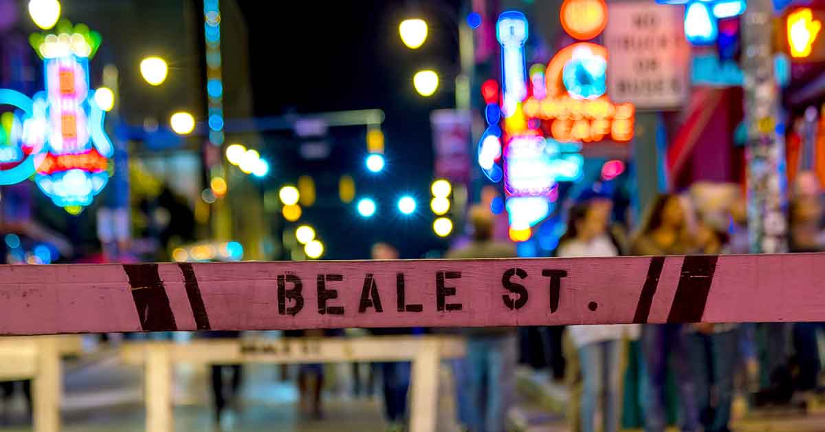 Free parking near Beale street